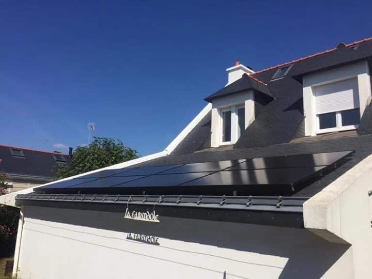 Projet client panneaux photovoltaïque -Vannes-Finistère
